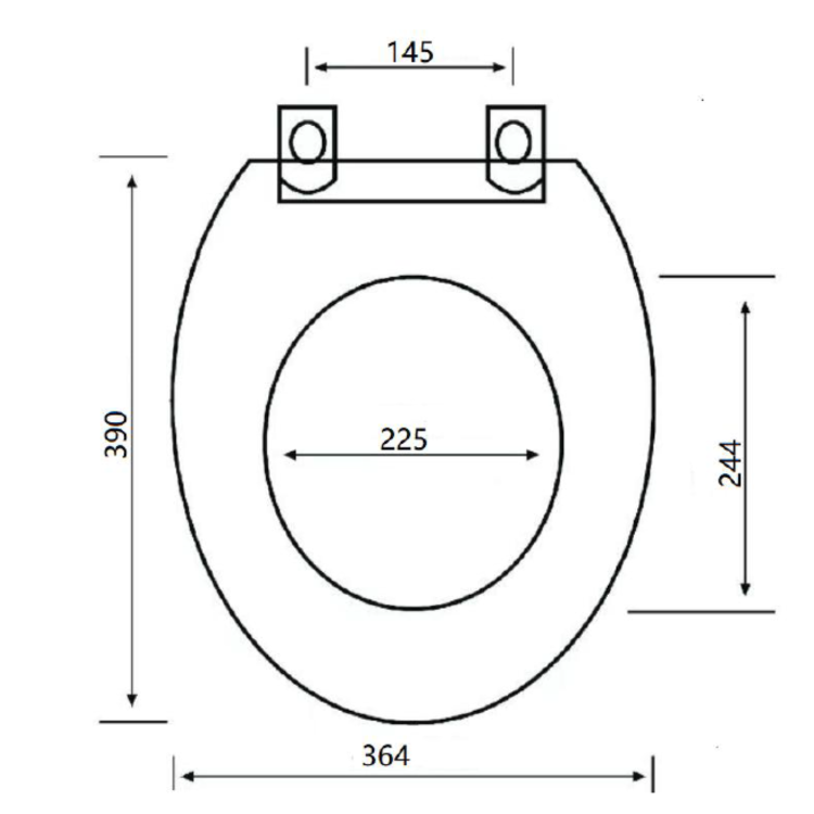 Traditional Close Coupled Toilet with Wooden Soft Close Seat - Park Royal