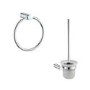 Chrome 2 Piece Bathroom Accessory Set - Warren