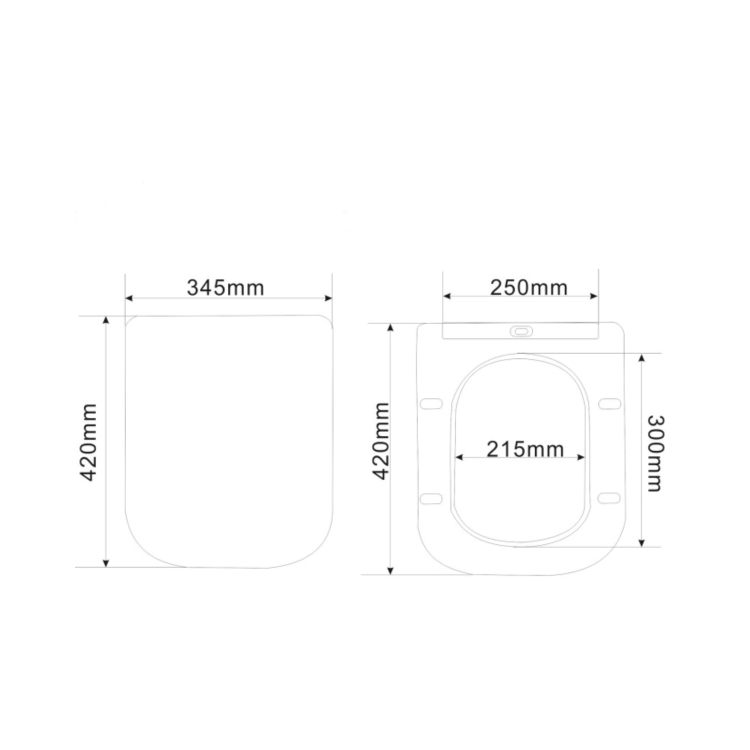 1300mm Dark Grey Toilet and Sink Unit with Back to Wall Toilet - Pendle