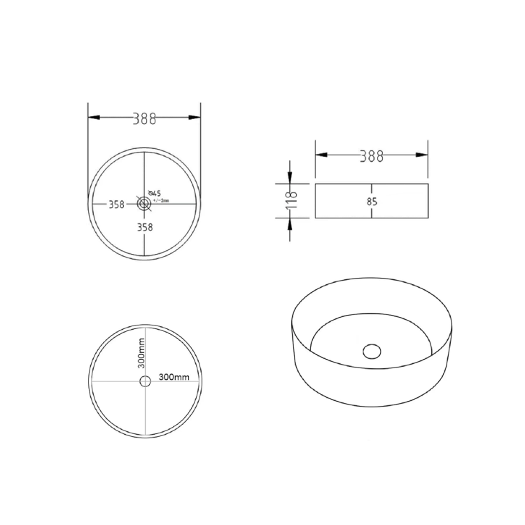 850mm White Traditional Freestanding Vanity Unit with Basin and Chrome Handles - Kentmere