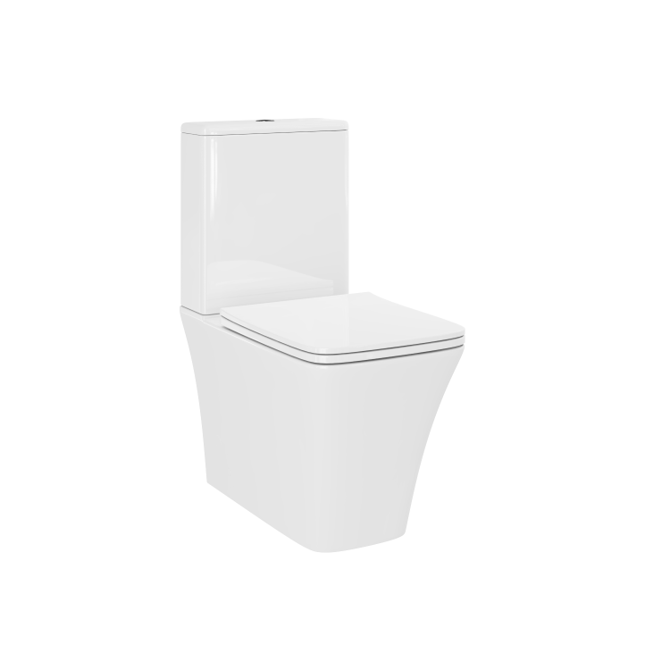 Close Coupled Toilet and Basin Vanity Unit Bathroom Suite - Pendle