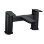 GRADE A1 - Black Bath Mixer Tap - Zana