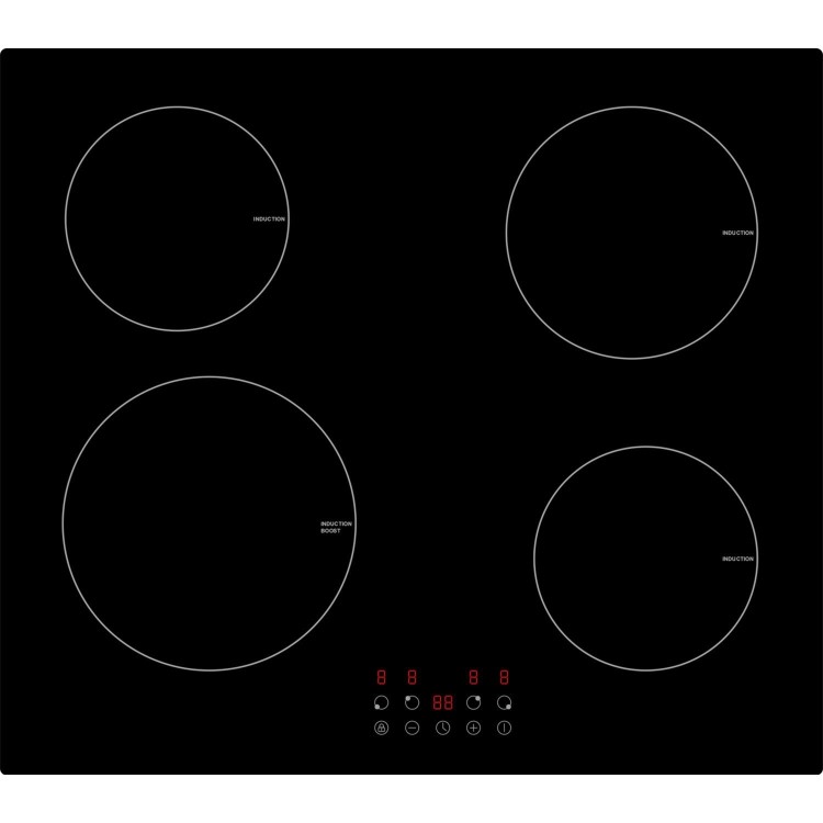 electriQ Built-In Double Oven and Induction Hob Pack