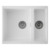 1.5 Bowl White Ceramic Kitchen Sink- Taylor & Moore Esme