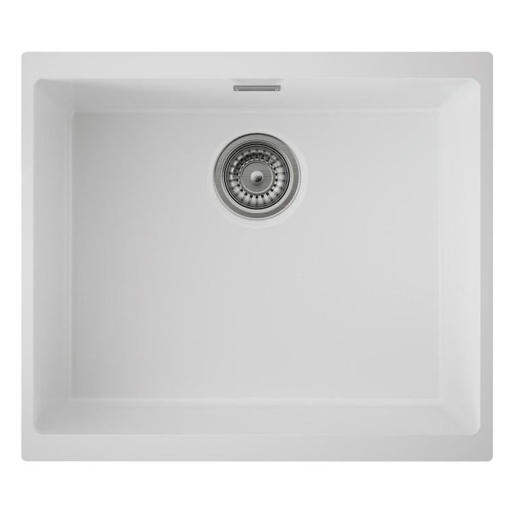 Single Bowl White Ceramic Kitchen Sink- Taylor & Moore Esme