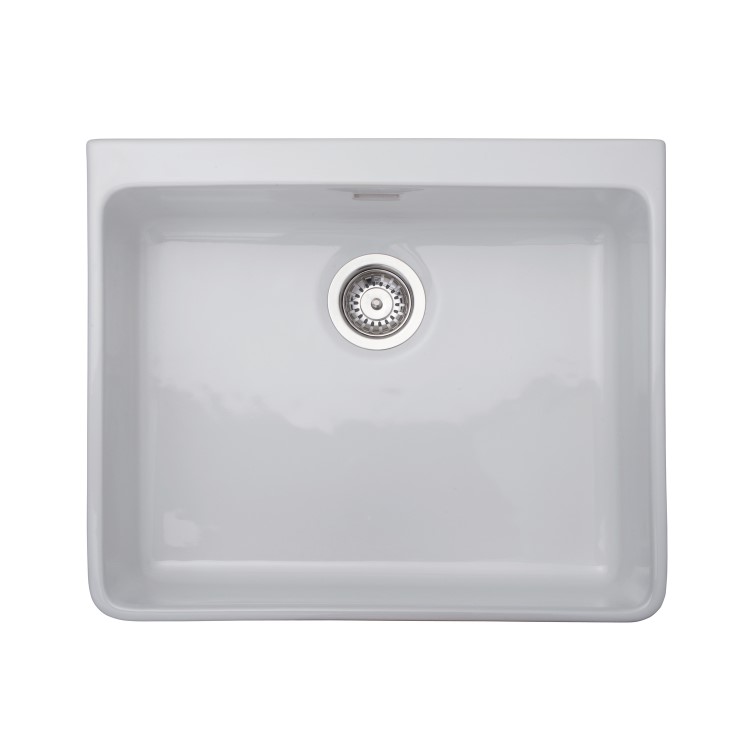 Single Bowl White Ceramic Belfast / Butler Kitchen Sink - Taylor & Moore Esme