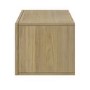 Multifunctional Oak Ribbed Floating TV Unit - TV's up to 75" - Hazel