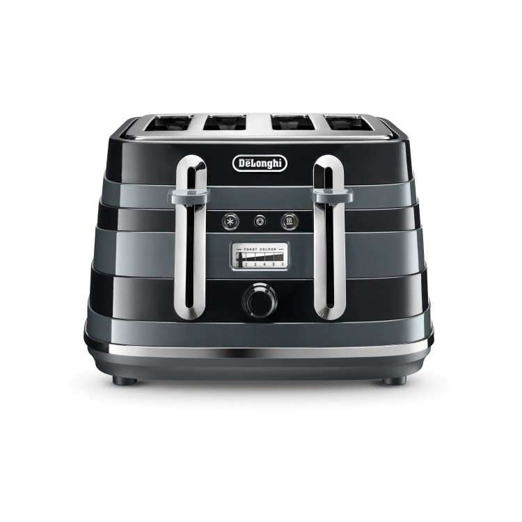 Delonghi Avvolta Kettle and Toaster Set - Black