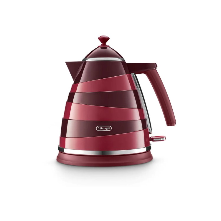 Delonghi Avvolta 1.7L Kettle - Red & Burgundy