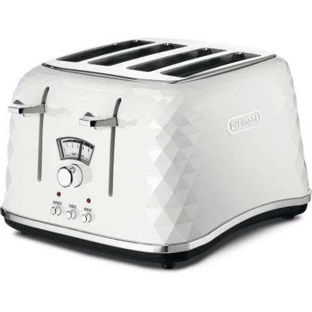 Delonghi Brillante Kettle and Toaster Set - White