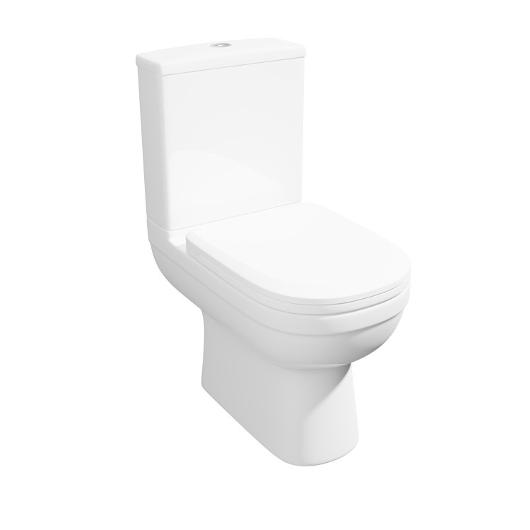 Modern Freestanding 1645mm Bath Suite with Toilet & Basin - Lisbon