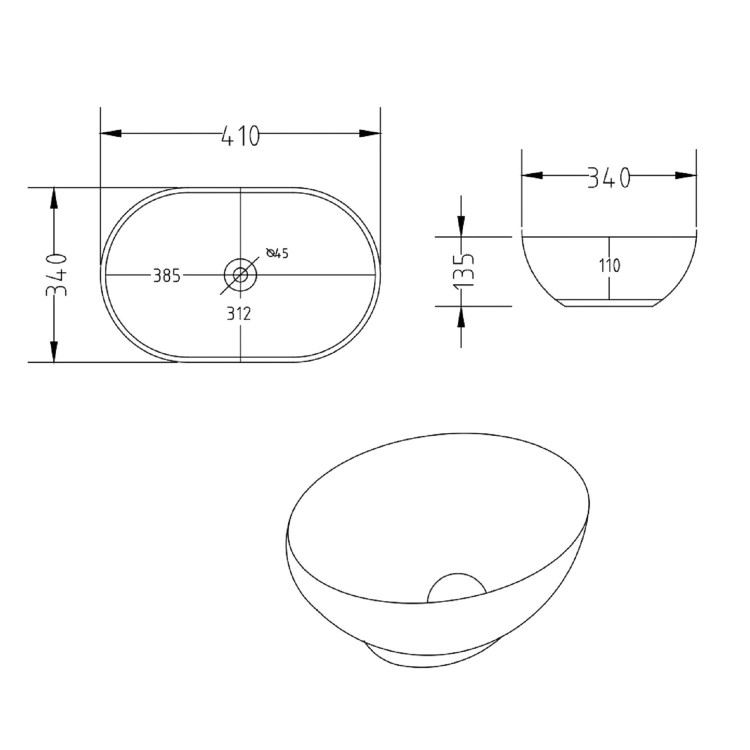 1200mm Wood Effect Wall Hung Double Countertop Vanity Unit with Oval Basin and Shelf - Lugo