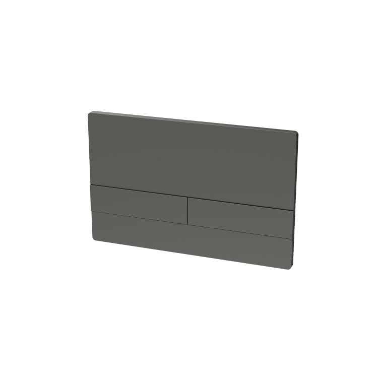 Concealed Dual Flush Cistern 1180mm Wall Mounted WC Frame with  Dual Flush Plate in Gunmetal - Live Your Colour