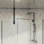 1400x800mm Gunmetal Grey Wet Room Shower Screen Enclosure - Live Your Colour