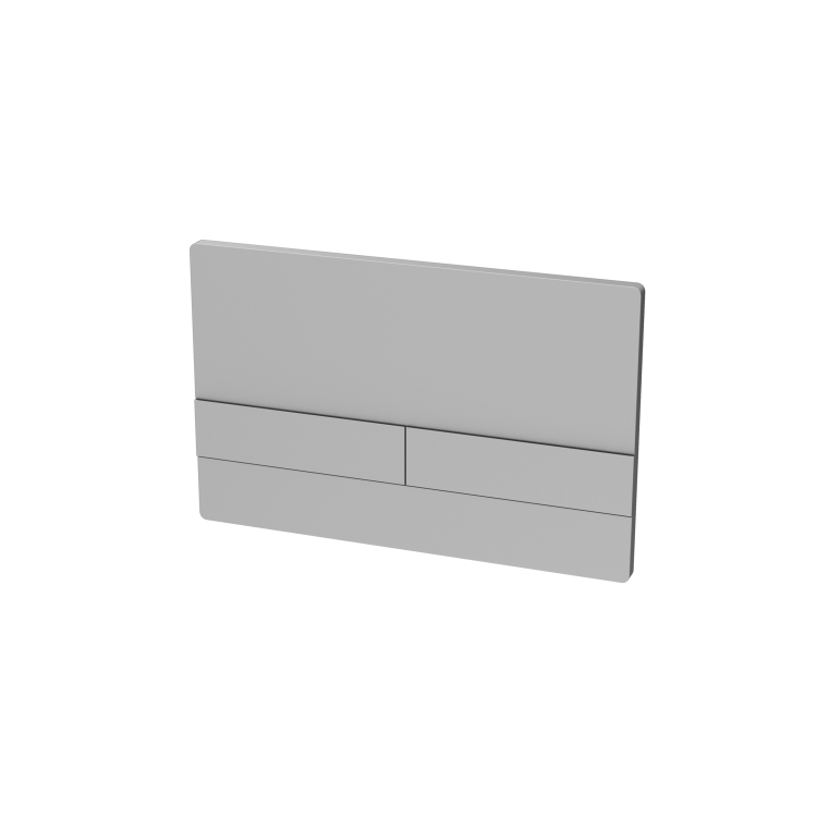 Concealed Dual Flush Cstern 1180mm Wall Mounted WC Frame with  Dual Flush Plate in Satin - Live Your Colour