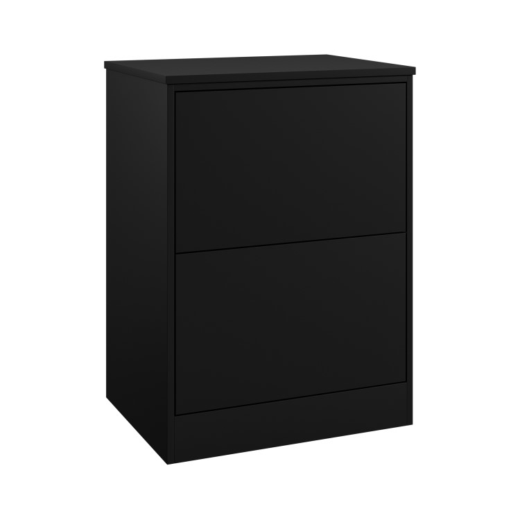 600mm Black Countertop Vanity Unit - Palma