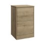 500mm Wood Effect Freestanding Countertop Vanity Unit - Palma