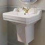 Traditional Semi Pedestal 1 Tap Hole Basin 570mm - Ripley