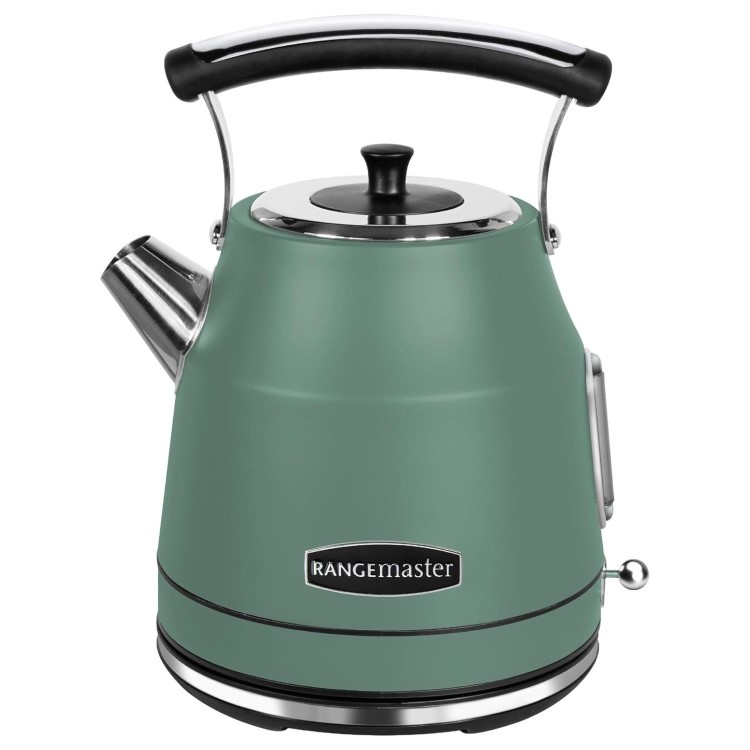 Rangemaster Classic 4 Slice Toaster & Cordless Dome 1.7L Kettle - Mineral Green