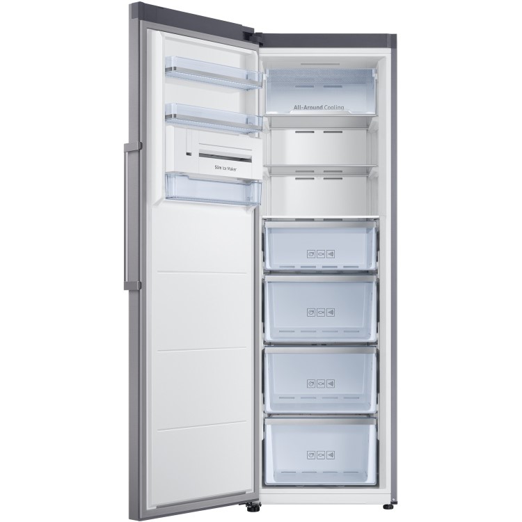 Refurbished Samsung RZ32M7125SA Freestanding 315 Litre Upright Freezer Grey