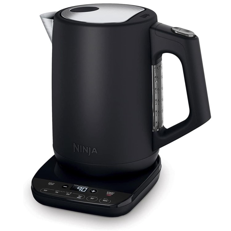 Ninja Perfect Temperature 1.7L Kettle & 3-in-1 Toaster Grill and Panini Press - Black