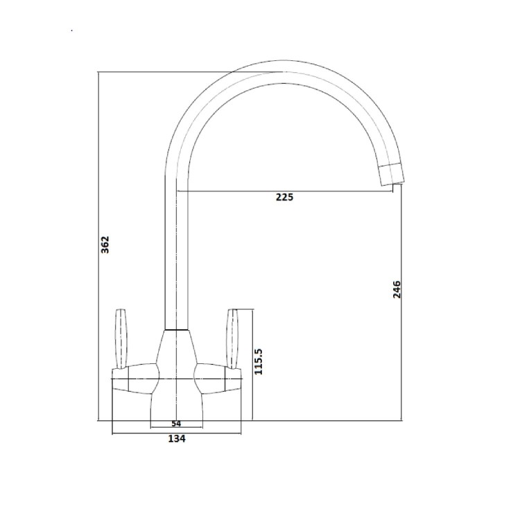 Single Bowl Copper Stainless Steel Undermount Kitchen Sink & Copper Kitchen Mixer Tap - Enza Tamara