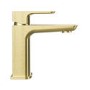 Brushed Brass Mono Basin Mixer - Zana