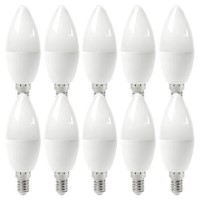 electriQ Smart dimmable colour Wifi Bulb with E14 screw ending - Alexa & Google Home compatible - 10 Pack