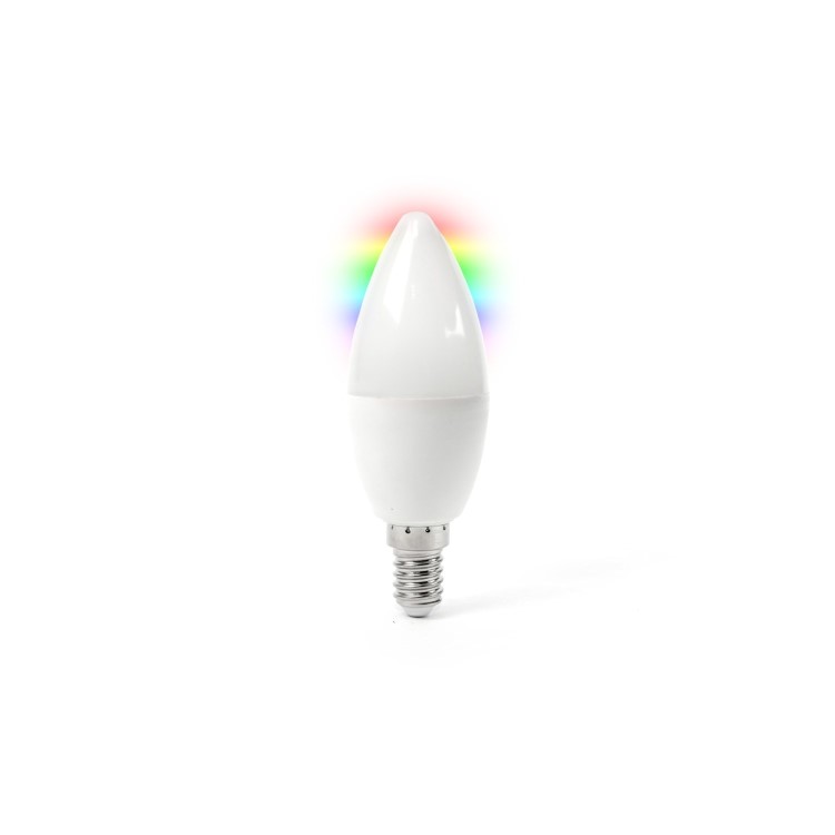 electriQ Smart dimmable colour Wifi Bulb with E14 screw ending - Alexa & Google Home compatible - 10 Pack