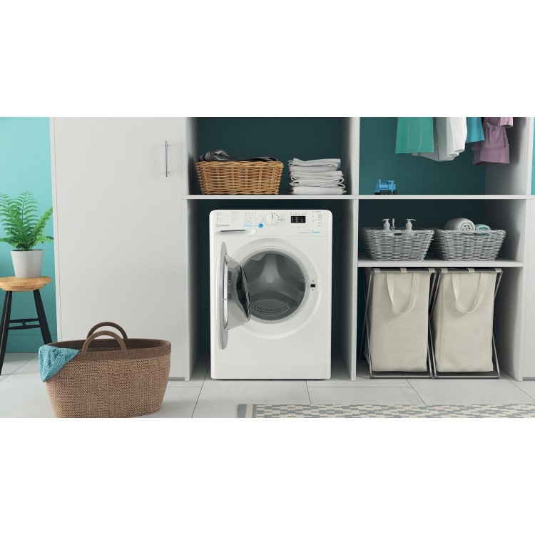 Indesit Push&Go 8kg 1400rpm Washing Machine - White