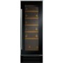 Baumatic BWC300SS 30cm Electronic Wine Cooler in Black with a Stainless Steel Door Trim