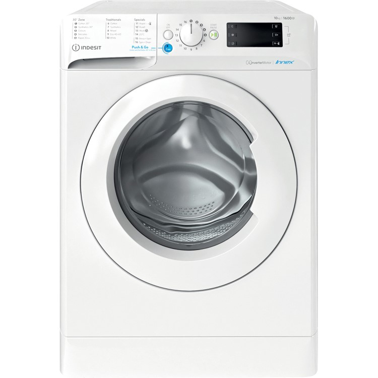 Indesit 10kg 1600rpm Washing Machine - White