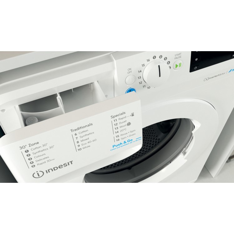 Indesit 10kg 1600rpm Washing Machine - White