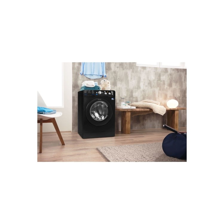 INDESIT BWD71453KUK Innex 7kg 1400rpm Freestanding Washing Machine - Black