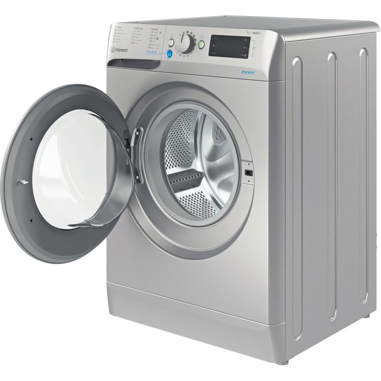 Indesit Innex 7kg 1400rpm Washing Machine - Silver