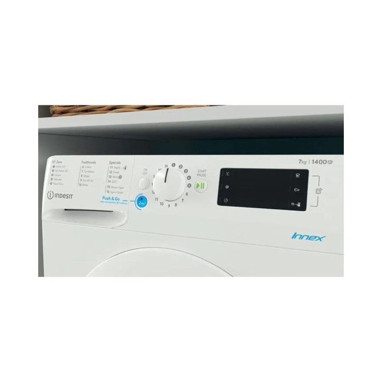 Indesit Innex 7kg 1400rpm Washing Machine - White