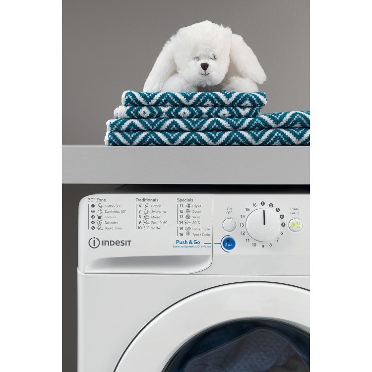 Indesit Innex 7kg 1400rpm Washing Machine - White