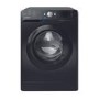 Indesit Push&Go 7kg 1400rpm Washing Machine - Black