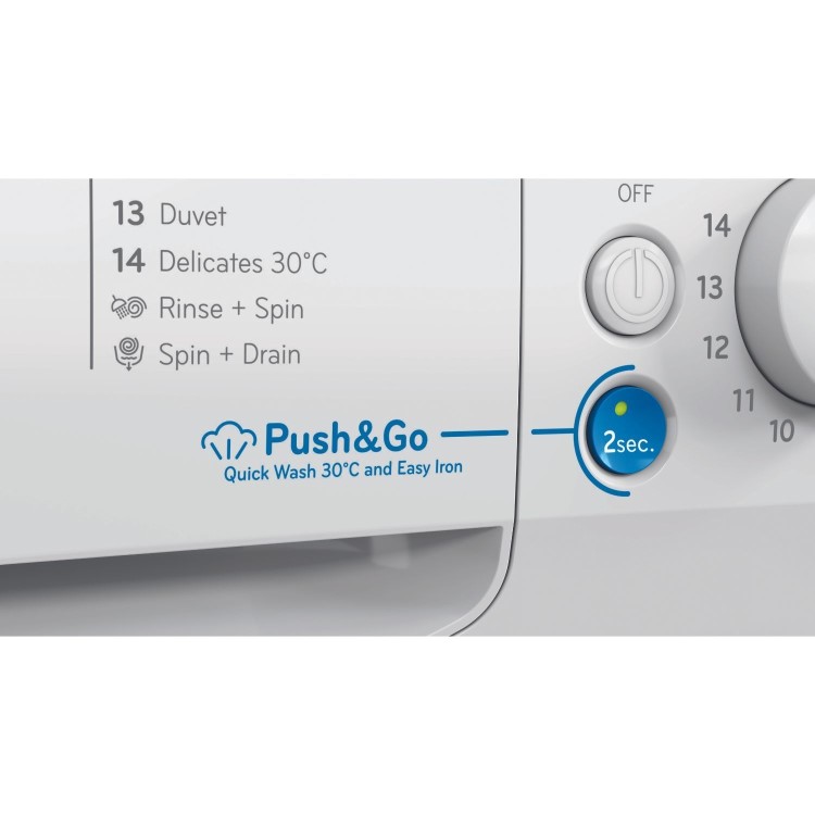 Indesit Push&Go 9kg 1400rpm Washing Machine - White