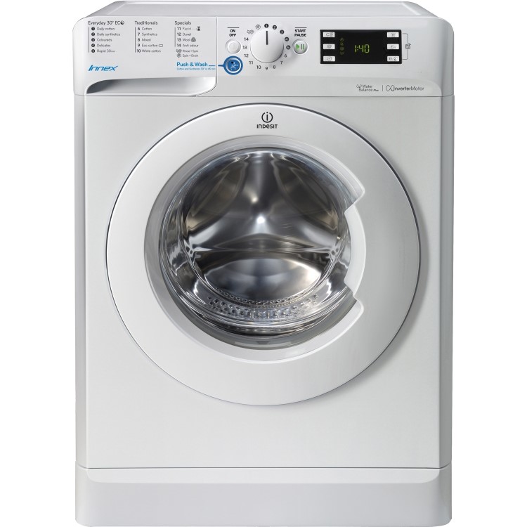 Indesit BWE91683XW Innex 9kg 1600rpm Freestanding Washing Machine - White