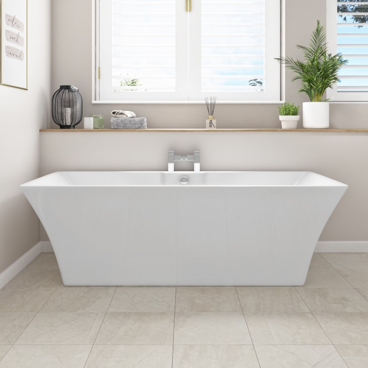 Freestanding Double Ended Bath 1690 x 740mm - Seattle