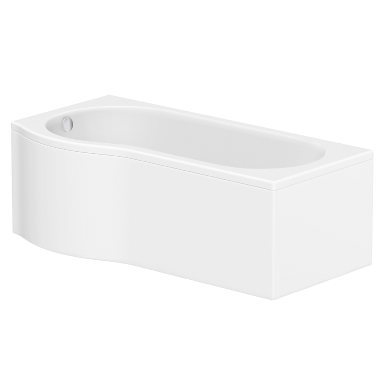 1700mm P Shaped Acrylic Bath Front Panel - Portland