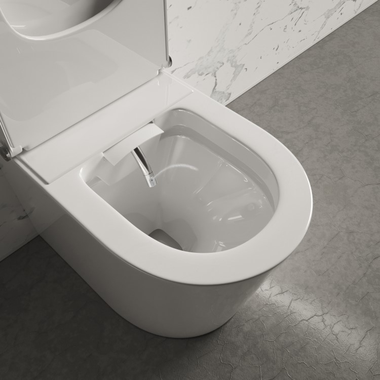 Back to Wall Smart Bidet Japanese Toilet - Purificare