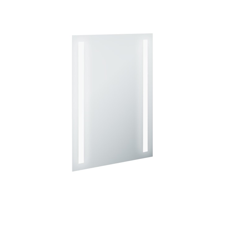 Rectangular Heated Bathroom Mirror with Lights 500 x 700mm - Capella