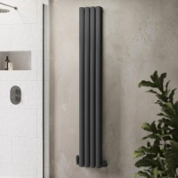 Anthracite Vertical Double Panel Radiator 1600 x 240mm - Margo