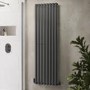 Anthracite Vertical Single Panel Radiator 1600 x 480mm - Margo