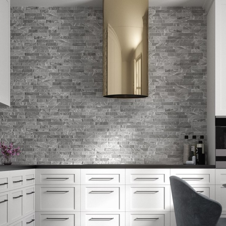 80mm x 442.5mm Bata Storm Grey Wall Tile