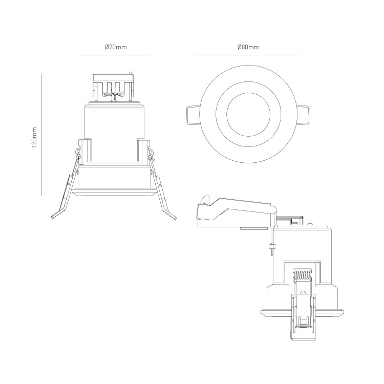 Chrome Fixed IP20 Rated Downlight - Forum