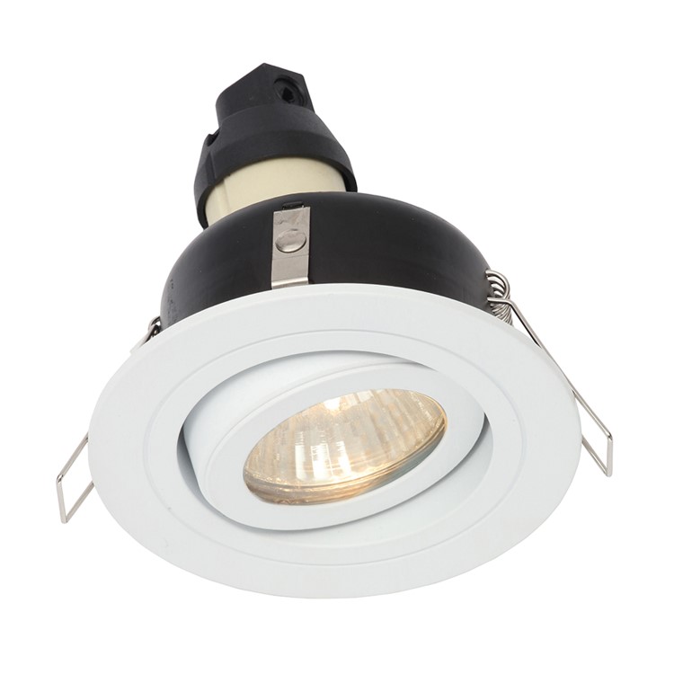 GRADE A1 - Tiltable IP65 Shower Light white