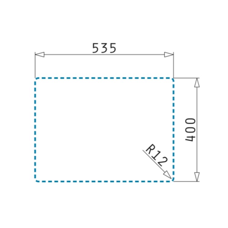 GRADE A3 - Yara 1.5B Inset Stainless Steel RH Kitchen Sink 1000 x 520